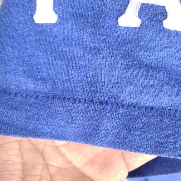 Vintage Sorority Droopy T-Shirt Adult Medium Single Stitch Blue Best USA Made - Picture 8 of 16